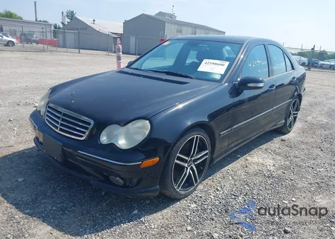 2005 Mercedes-Benz C 230 Kompressor Sport из США, поврежденный, VIN WDBRF40J35F646514